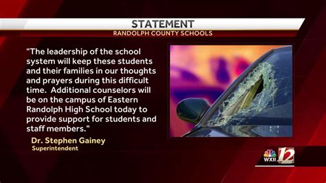 4 Eastern Randolph High School students involved in deadly car .